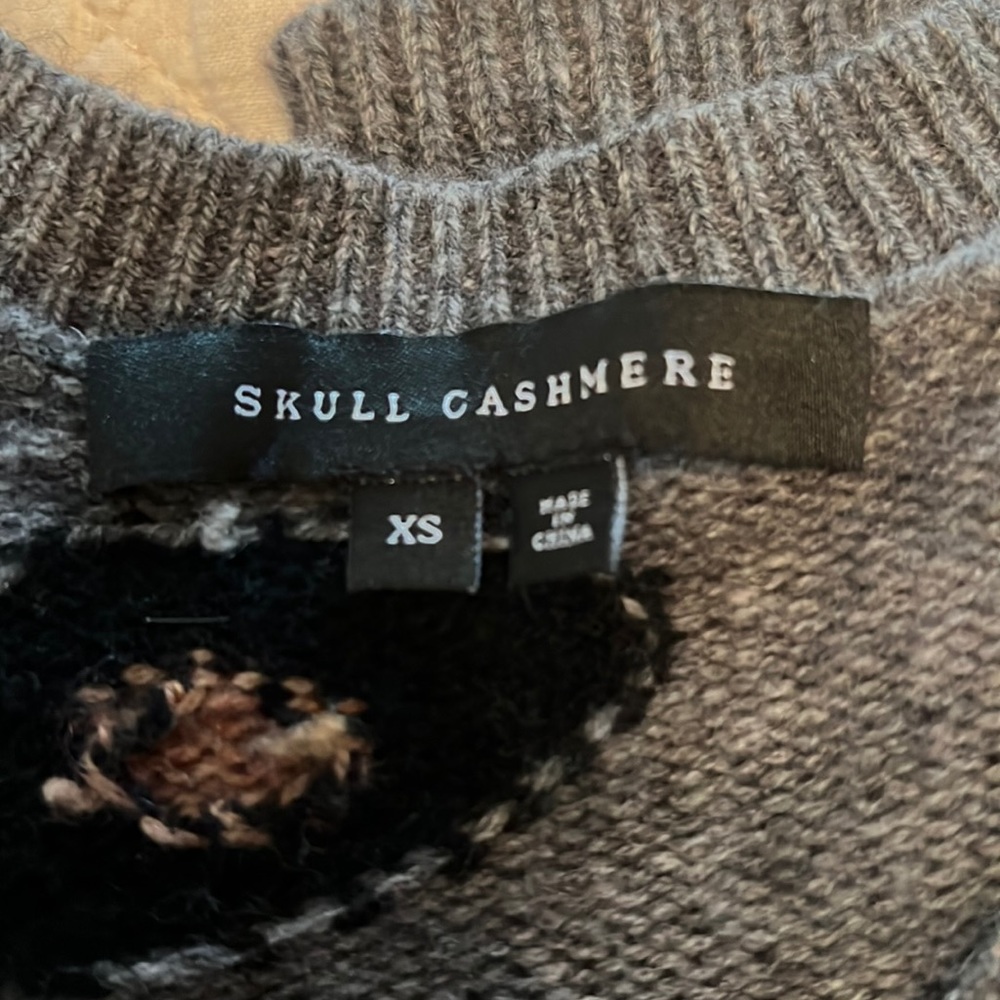 Skull cashmere sweater